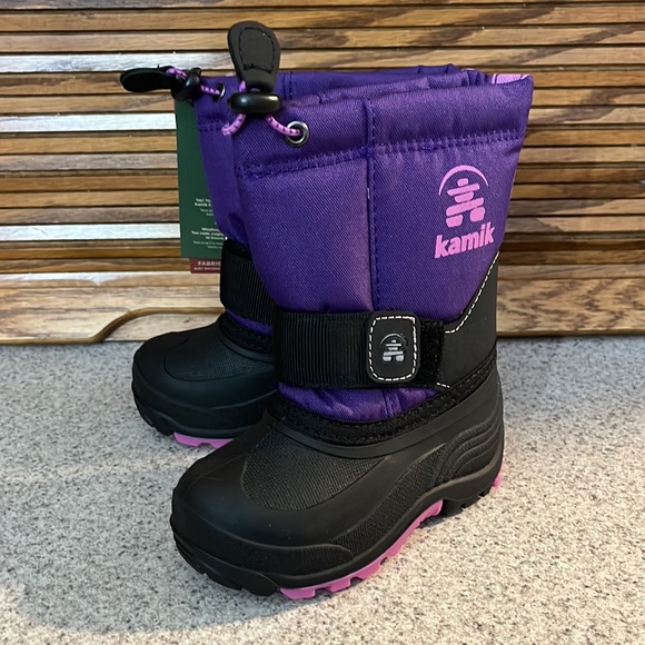 Kamik Rocket Purple -40°F Winter Boots Toddler Girl Size 8 NWT - Picture 2 of 11